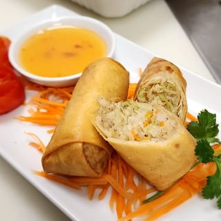 A1. Homemade Spring Rolls (2 Rolls)
